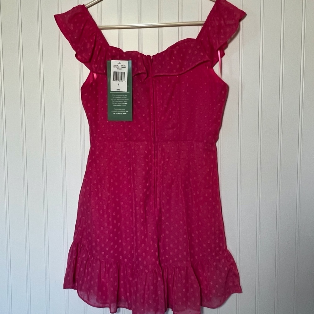 B. Smart Dress Hot Pink Ruffle Size 3 NWT - Picture 6 of 8